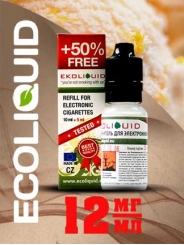 Жидкость для электронных сигарет EcoLiquid Мятная дыня, 15 мл, никотин 12 мг/мл